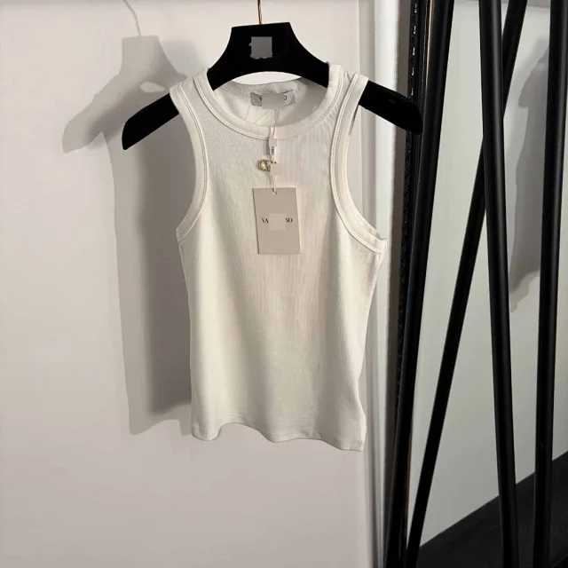 Valentino Vests Ribbed Sleeveless Tank Top product detail image 2