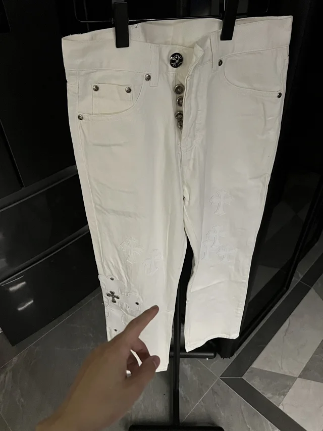 Unbranded Jeans Straight-Leg with Cross Appliqué product detail image 5