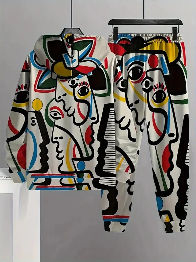 Unbranded Matching Sets Graphic Print Hooded Set product detail image 12