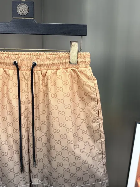 Gucci GG Monogram Print Swim Shorts Lime Green - 18