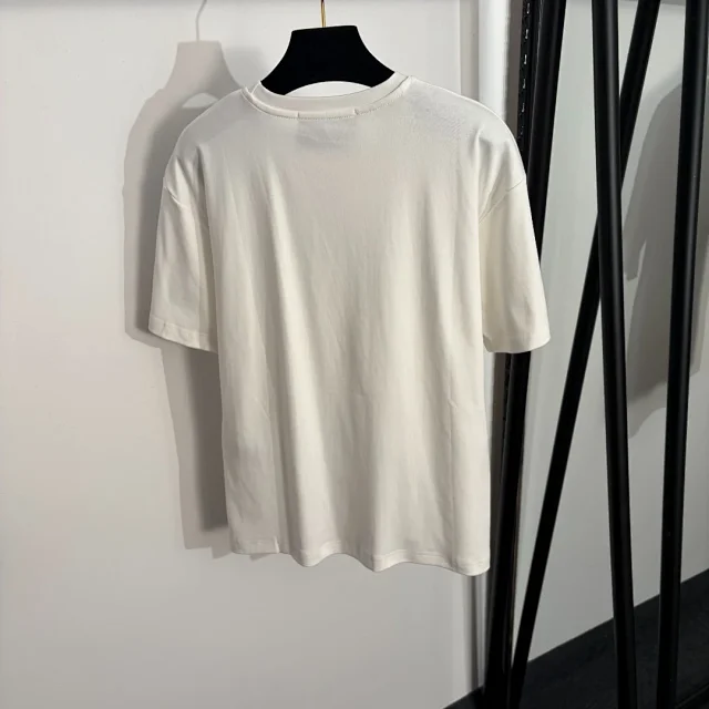 Unbranded T-Shirts Keyhole appliqué short-sleeve product detail image 3