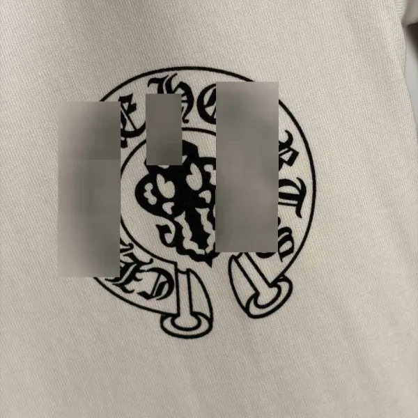 Design V-Neck Graphic Tee White T-Shirt - 7