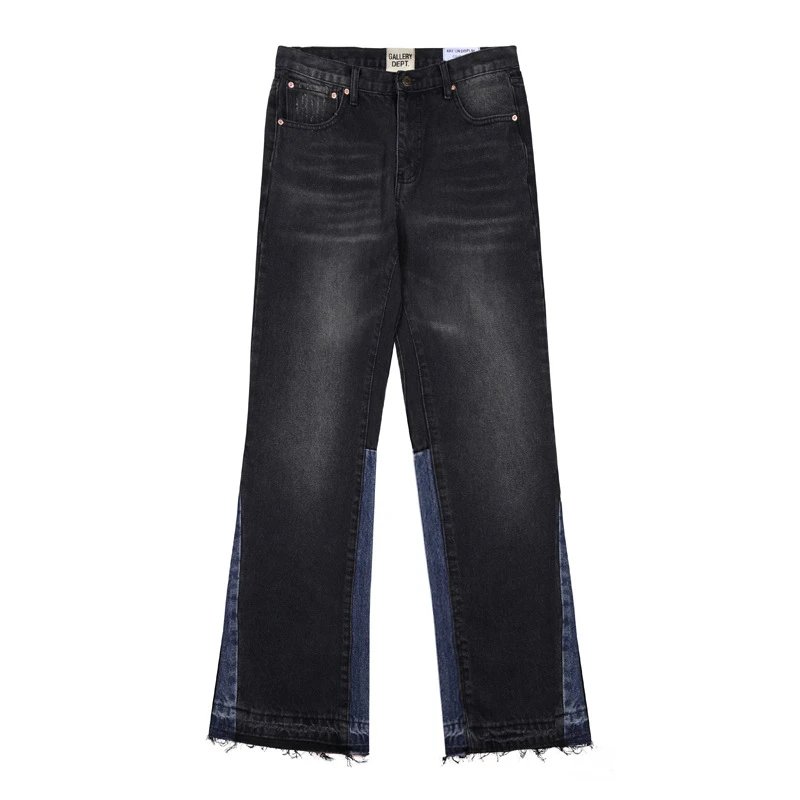 Gallery Dept. Jeans Faded distressed straight-leg — Color six in the picture
