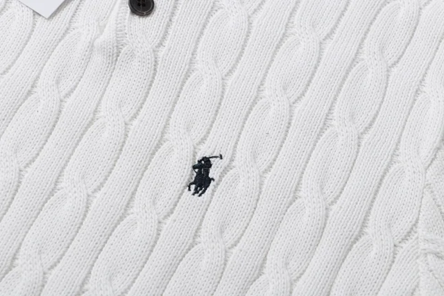 Polo Ralph Lauren Knitwear Cable-Knit Short-Sleeve Shirt product detail image 5