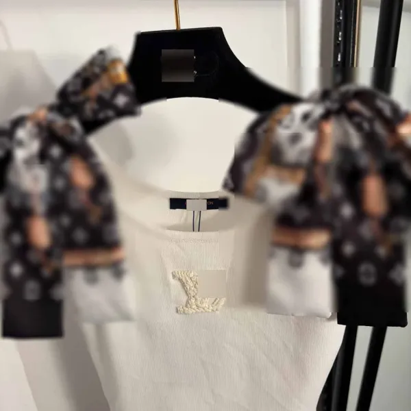 Louis Vuitton Bow-Shoulder Knit Top Black - 6