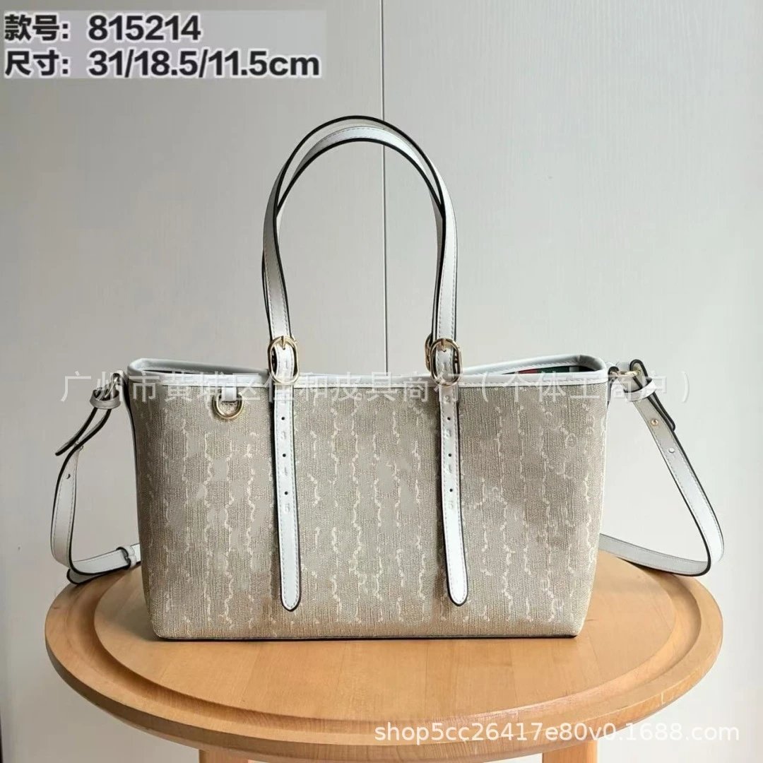 Unbranded Handbags 815214 Embossed Monogram-Pattern Tote image 3