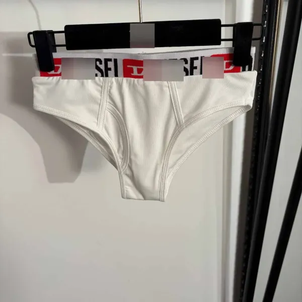 Diesel Denim Division Black Red Logo Bandeau Top and Brief Set Underwear - 7