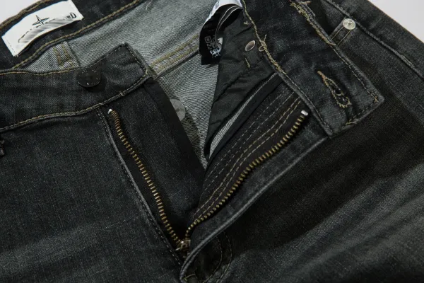 Stone Island Shadow Project Distressed Black Jeans - 10