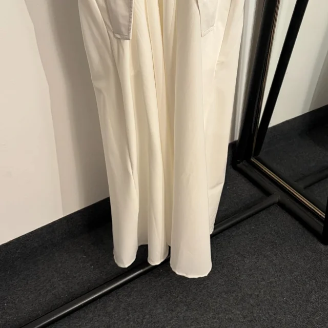 Unbranded Jumpsuits Sleeveless belted wide-leg jumpsuit with flap pockets product detail image 6