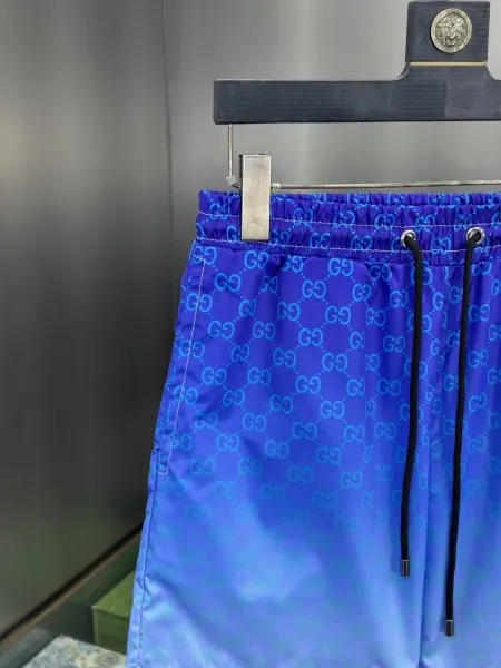 Gucci GG Monogram Print Swim Shorts Lime Green - 57