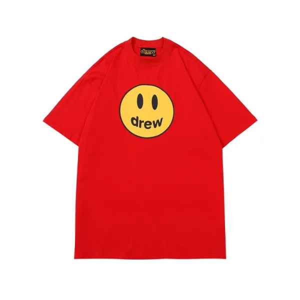 Drew House Smiley Face Red T-Shirt - 45