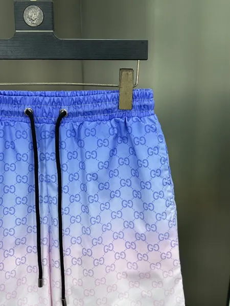 Gucci GG Monogram Print Swim Shorts Lime Green - 81