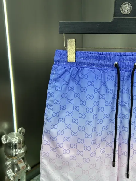 Gucci GG Monogram Print Swim Shorts Lime Green - 82