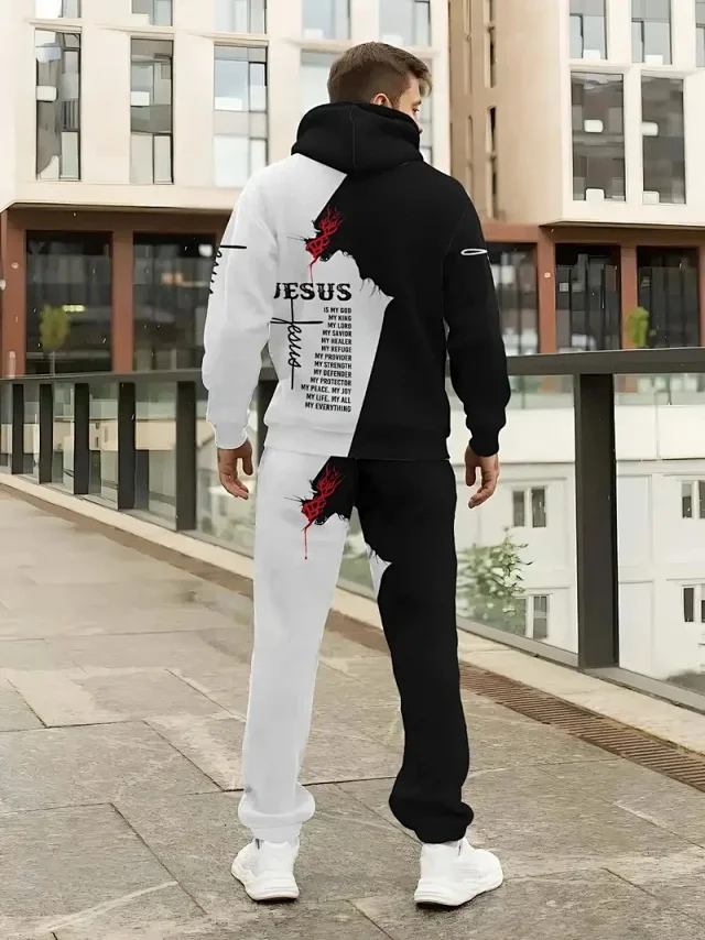 Unbranded Matching Sets Graphic Print Hooded Set product detail image 26