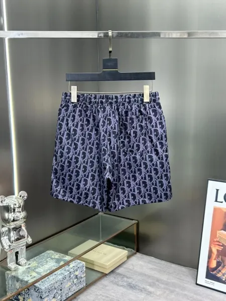 Dior Oblique Print Swim Shorts White / Black - 21