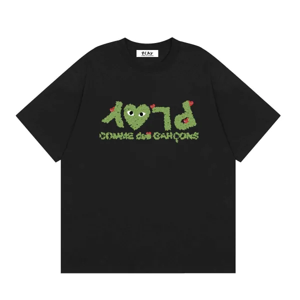 Comme des Garçons Play Heart Eyes Pink T-Shirt - 13