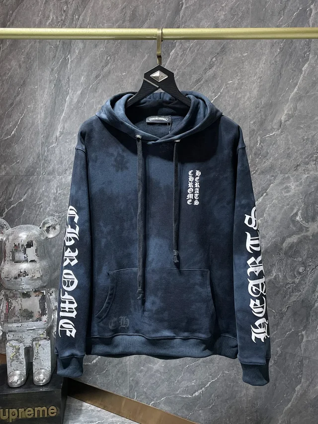 Chrome Hearts Hoodies & Sweatshirts Tie-Dye Horseshoe Graphic Pullover Hoodie product detail image 3