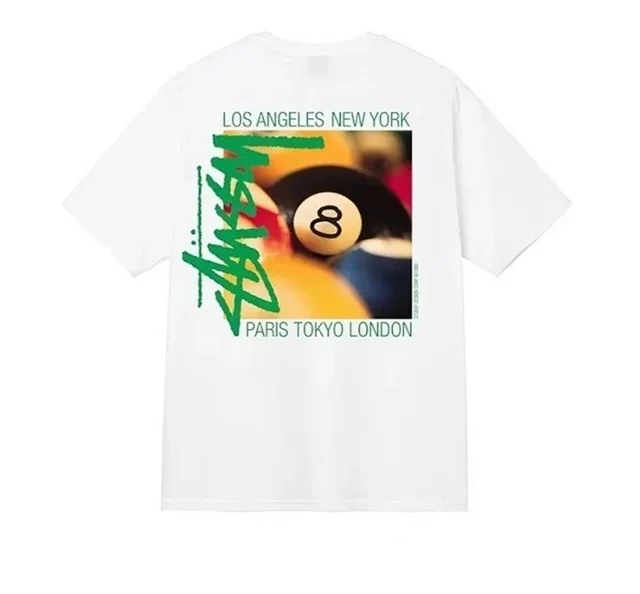 Stüssy T-Shirts Eight Ball graphic short-sleeve T-shirt product detail image 5