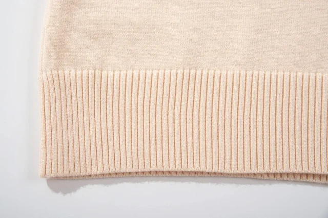 Stone Island Knitwear Zip-Up Ribbed Knit Sweater with Compass Sleeve Patch product detail image 11