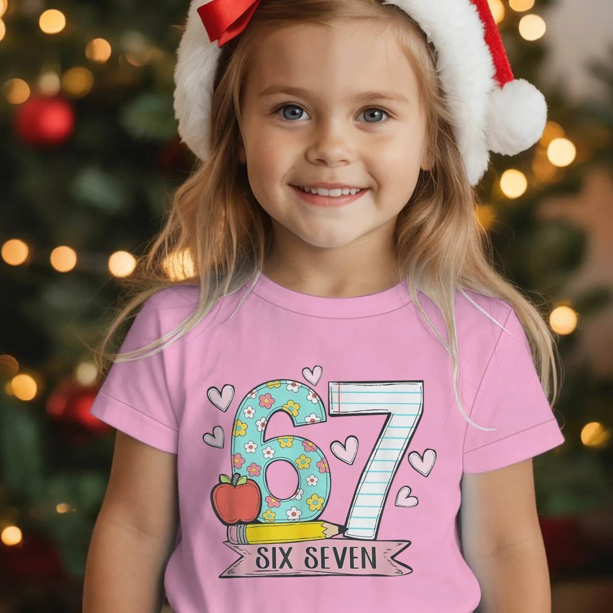 Unbranded T-Shirts Kids 67 Six Seven Graphic Print image 3