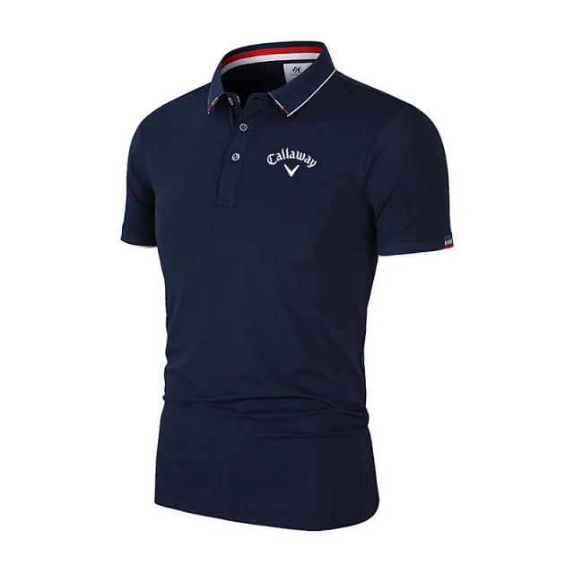 Callaway Shirts Short-Sleeve Polo Shirt with Contrast-Trim Collar product detail image 6