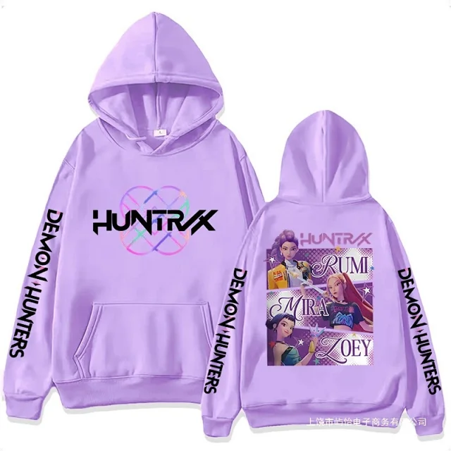 Unbranded Hoodies & Sweatshirts HUNTR/X KPop Demon Hunters graphic pullover hoodie product detail image 13