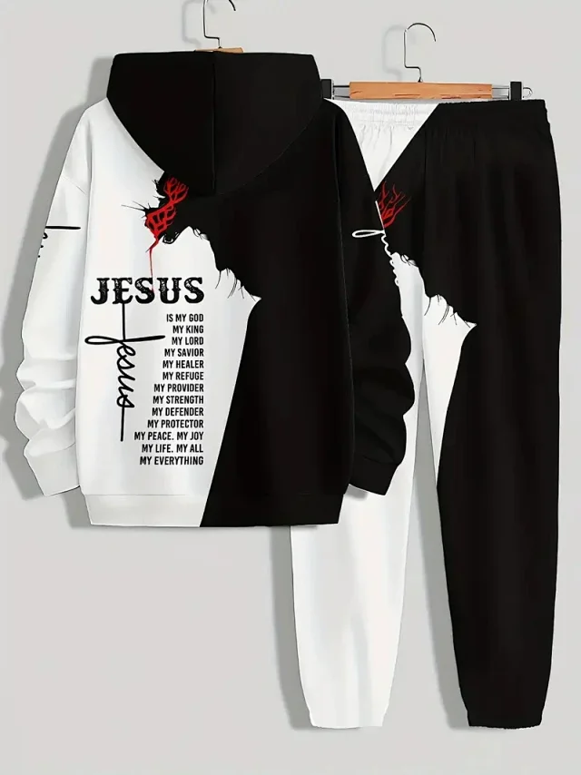 Unbranded Matching Sets Graphic Print Hooded Set product detail image 27