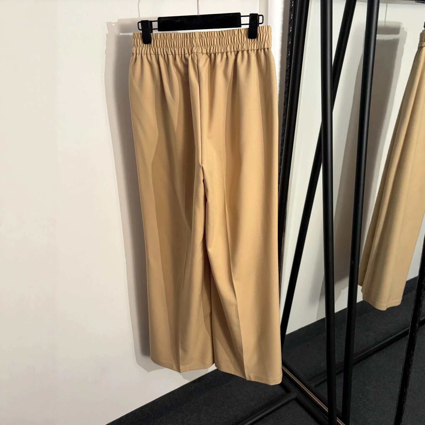 Celine Trousers Elastic-Waist Wide-Leg image 3