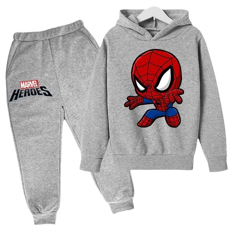 Marvel Matching Sets Children's Spider-Man Hooded Sweatshirt and Jogger Set image 5