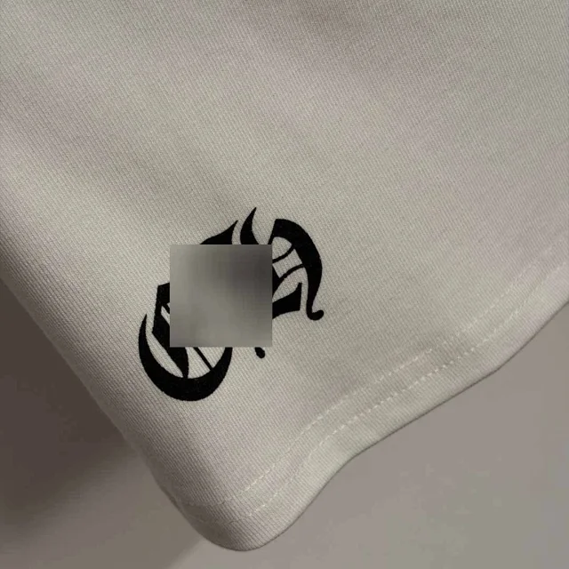 Chrome Hearts T-Shirts V-neck short-sleeve T-shirt with horseshoe graphic print product detail image 7