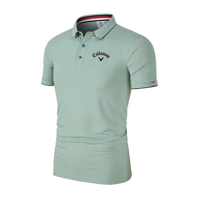 Callaway Shirts Short-Sleeve Polo Shirt with Contrast-Trim Collar image 3