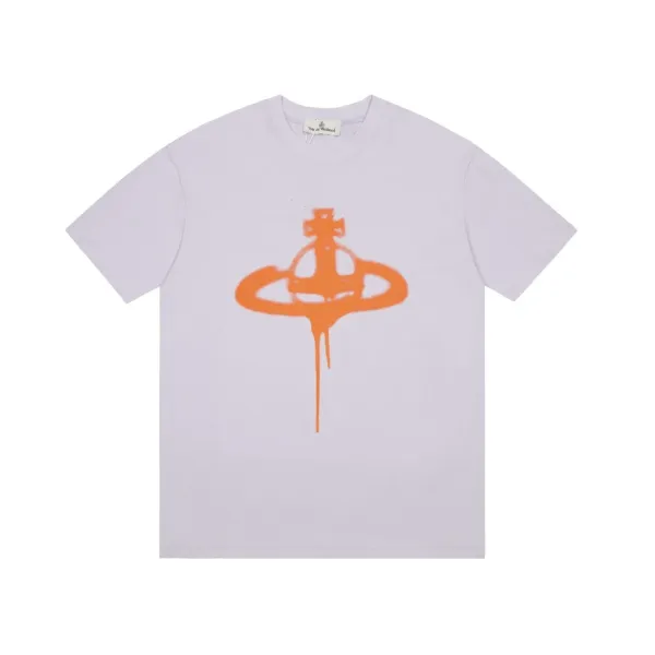 Vivienne Westwood Orb Embroidered White T-Shirt - 8