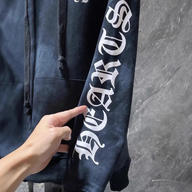 Chrome Hearts Hoodies & Sweatshirts Tie-Dye Horseshoe Graphic Pullover Hoodie image 4