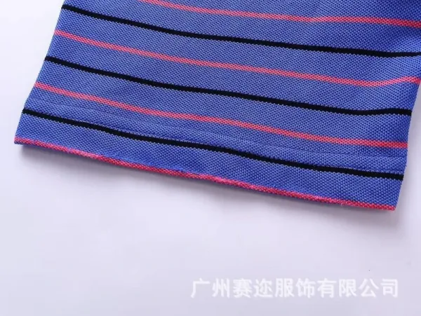 Fred Perry Striped Polo Blue and Pink Polo Tops Polo - 9