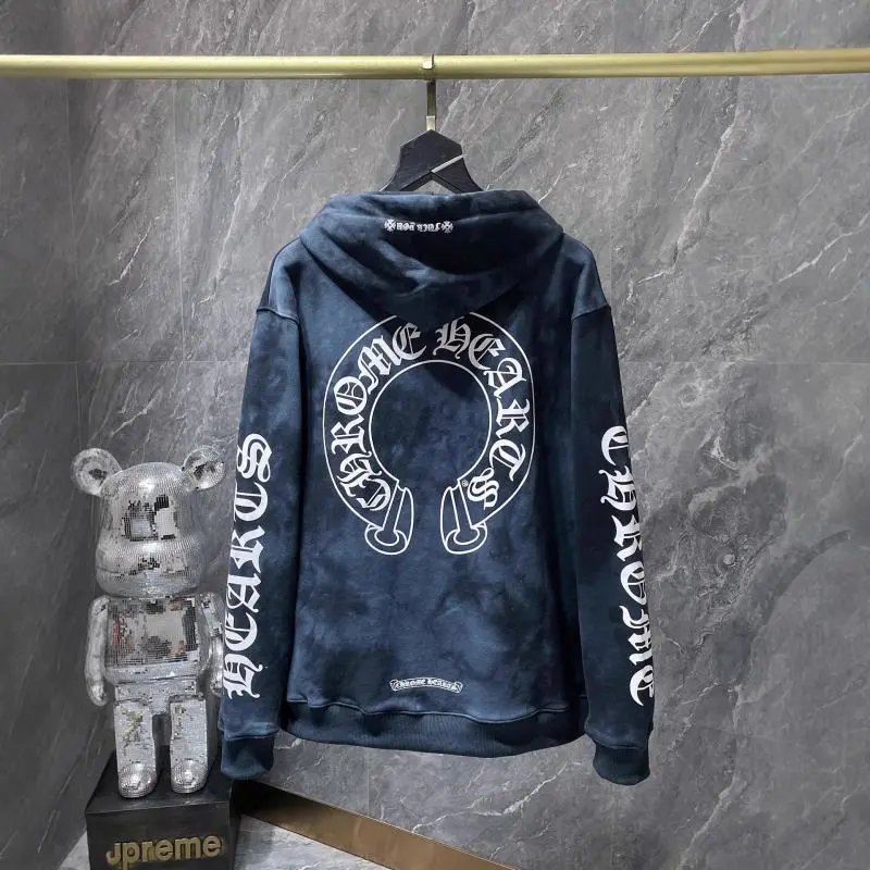 Chrome Hearts Hoodies & Sweatshirts Tie-Dye Horseshoe Graphic Pullover Hoodie image 5