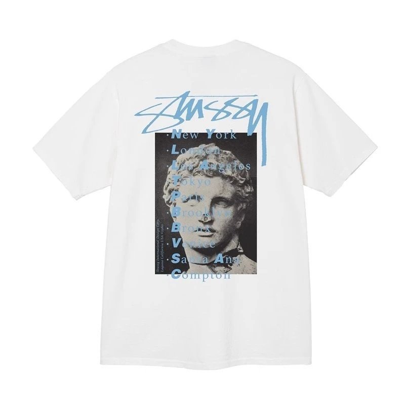 Stüssy T-Shirts Short-Sleeve Statue Graphic T-Shirt image 3