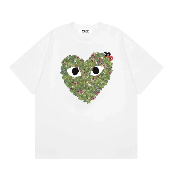Comme des Garçons Play Heart Eyes Pink T-Shirt - 16