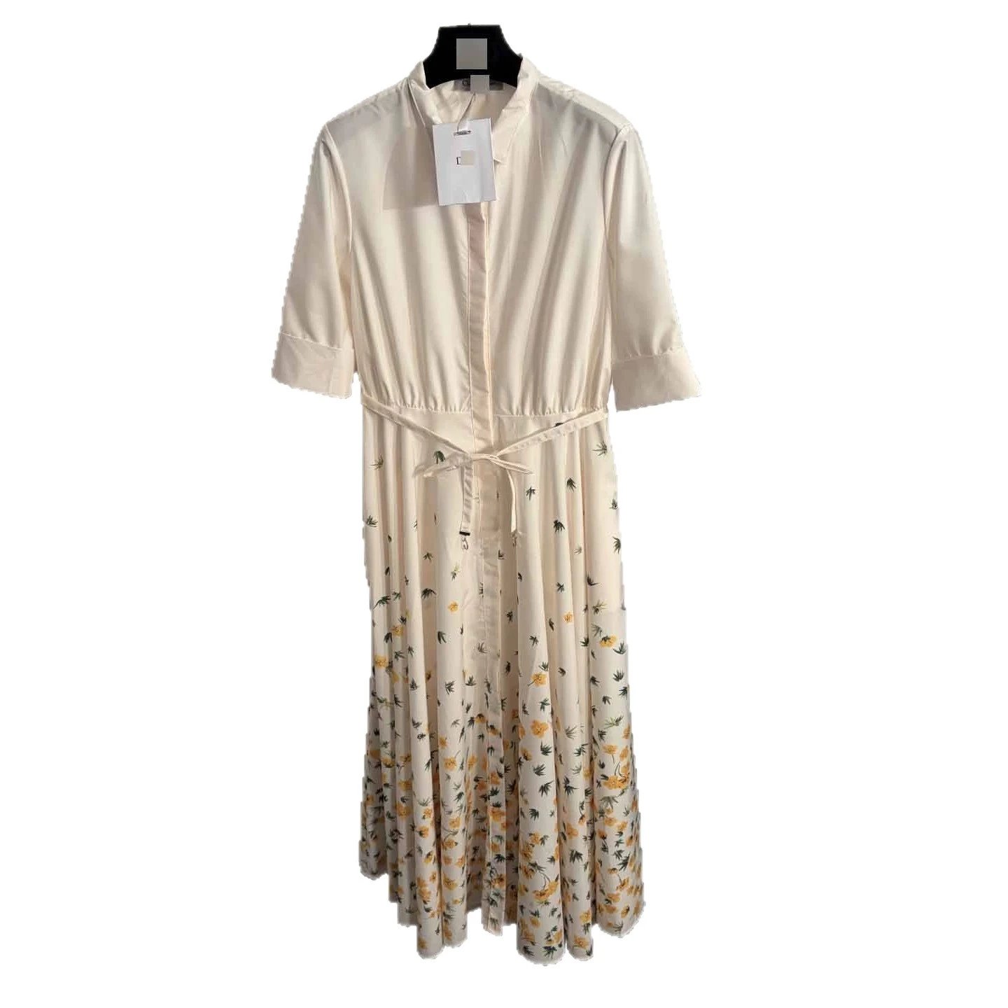 Unbranded Dresses Floral Print Tie-Waist Shirt Dress image 5