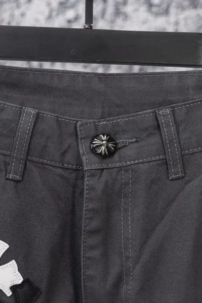 Chrome Hearts Cross Patch Distressed Denim Jeans - 7