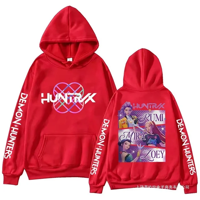 Unbranded Hoodies & Sweatshirts HUNTR/X KPop Demon Hunters graphic pullover hoodie product detail image 14