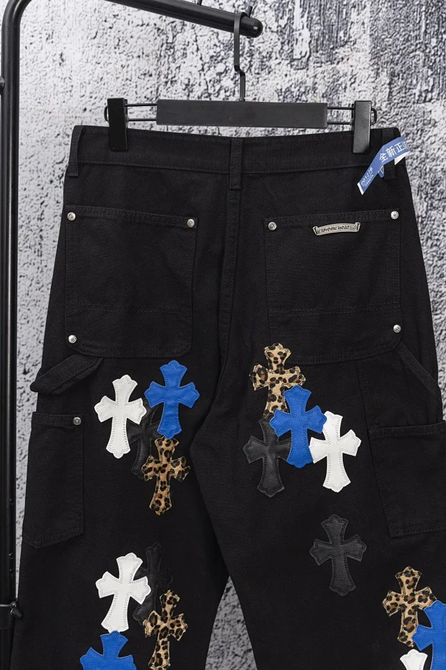 Unbranded Jeans Cross Patchwork Cargo product detail image 13