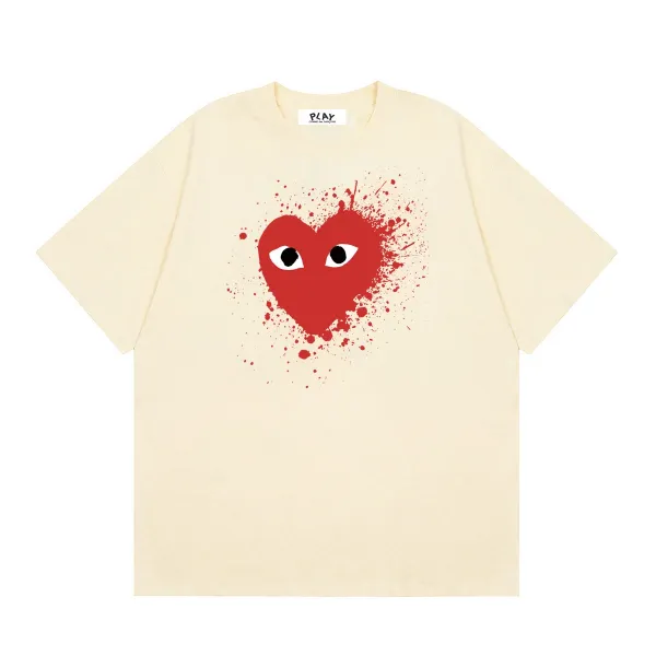 Comme des Garçons Play Heart Eyes Pink T-Shirt - 20