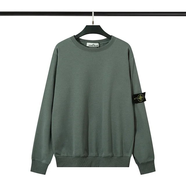 Stone Island Hoodies & Sweatshirts Crewneck Sweatshirt with Compass Badge product detail image 5