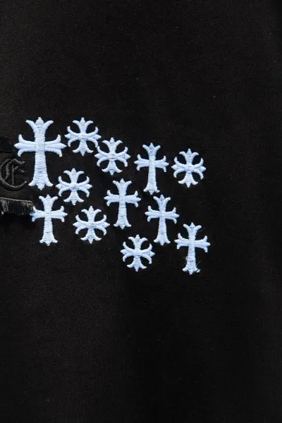 Chrome Hearts Cross Embroidery White T-Shirt - 20