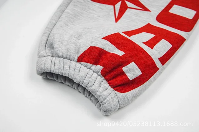 Sp5der Trousers Star Graphic Logo-Print Joggers product detail image 9