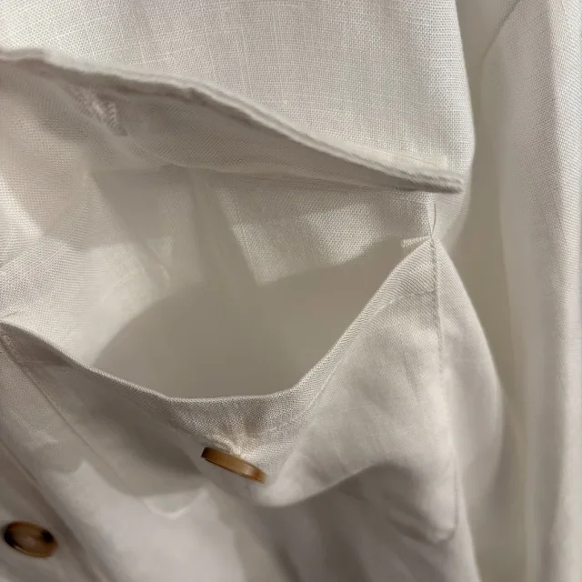 Unbranded Matching Sets Stand-Collar Drawstring-Waist Shirt and Wide-Leg Trousers Set product detail image 7