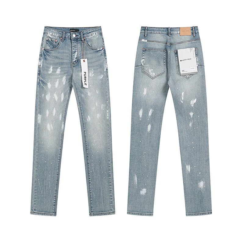 Purple Brand Jeans Printed and distressed denim — PU7021