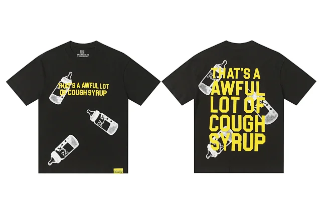 That's a Awful Lot of Cough Syrup T-Shirts Short-Sleeve Slogan Graphic product detail image 26