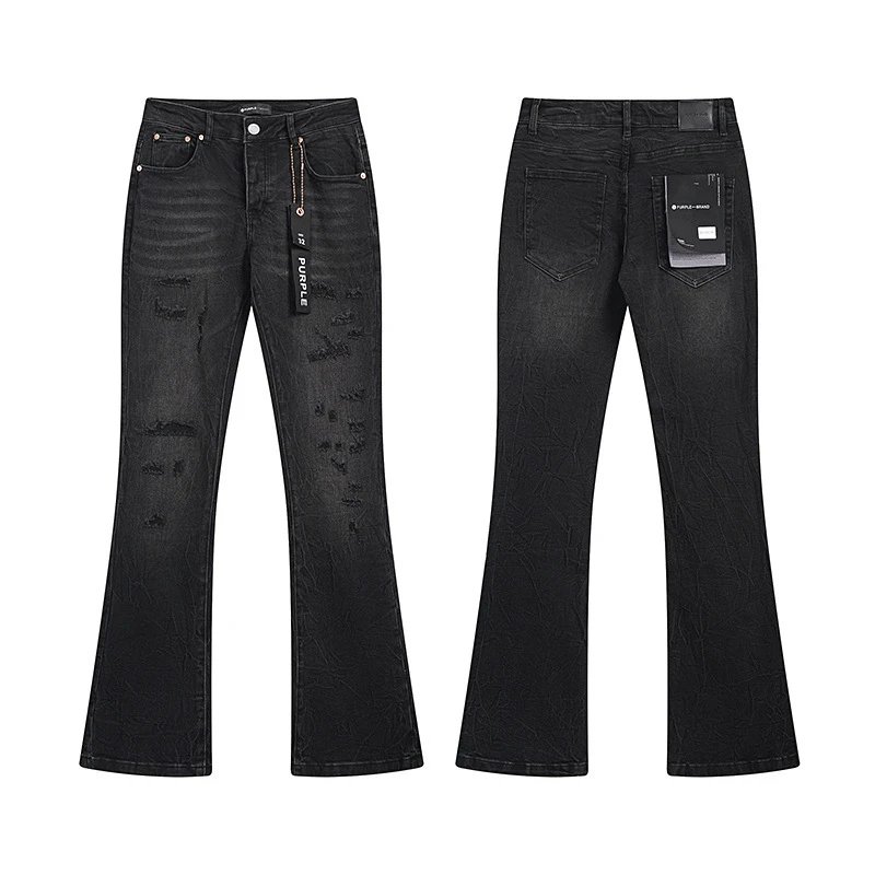Purple Brand Jeans Printed and distressed denim — PU7011
