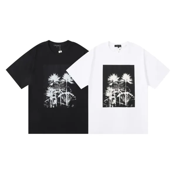 Purple Brand Purple Gang Red Frame Graphic T-Shirt Black - 41